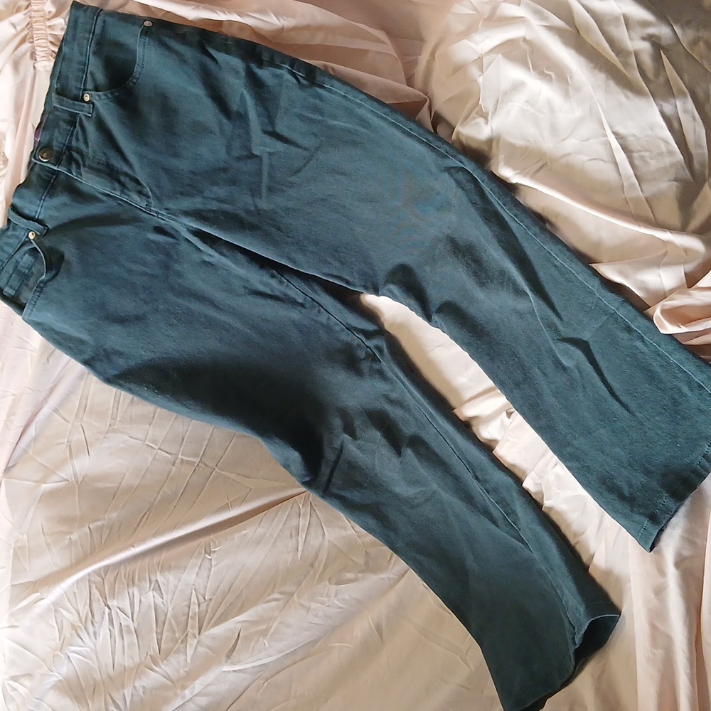 Dark green hi cut pants